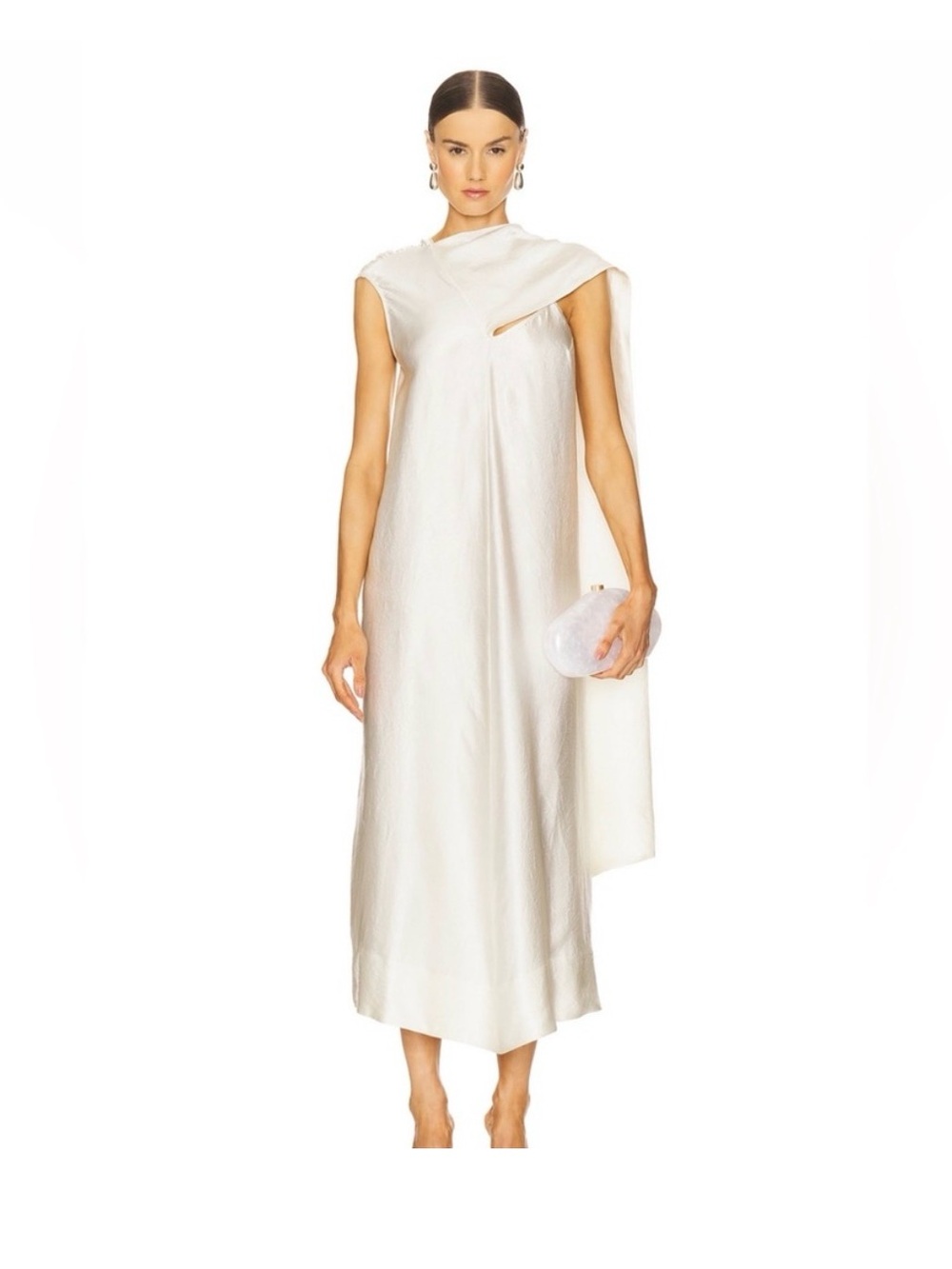 HERSKIND white silk dress